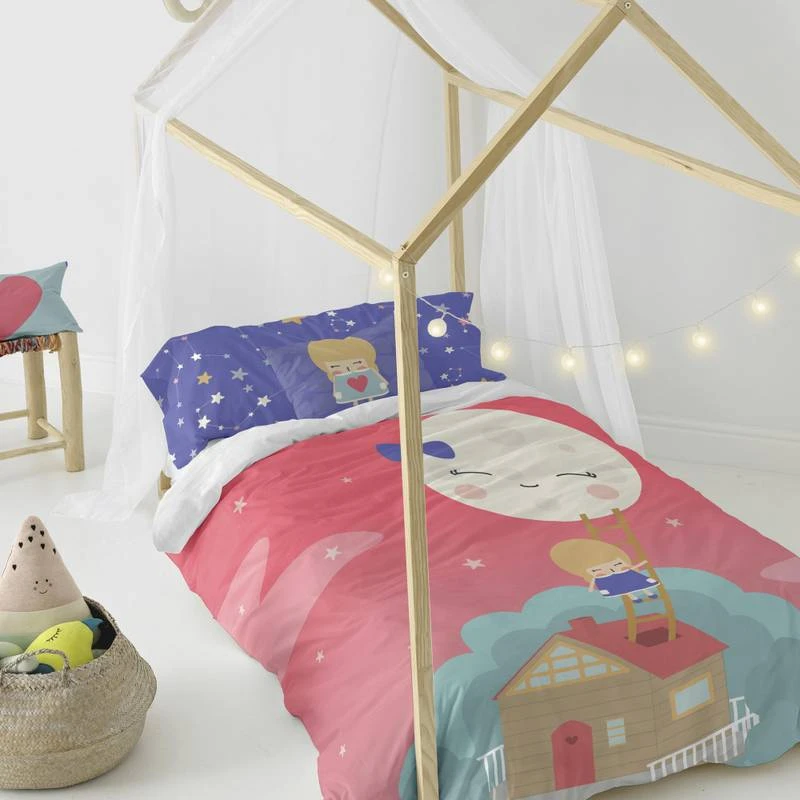 Moon Dream Parure Housse Couette 155x220 2 Moon Dream Parure Housse Couette 155x220 – Image 2