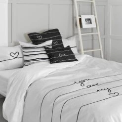 My Love Housse De Couette 200x200 Cm -Literie Magasin 16fca725834a4f9babe688ff58af2f06
