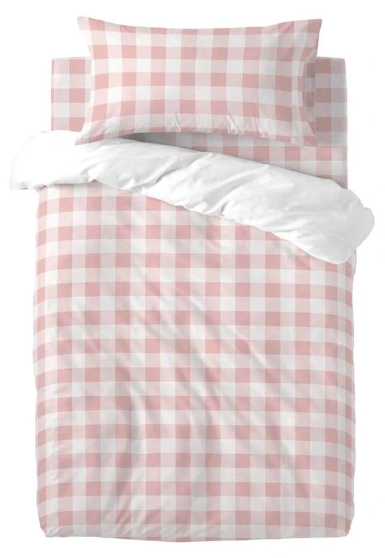 Basic Vichy Set Housse Couette Berceau 100x120 1 Basic Vichy Set Housse Couette Berceau 100x120