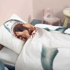 Snurk Parure De Lit Requin - 1 Personne -Literie Magasin 404d321b65184a38832a8832f296020a
