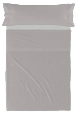 Basic Parure Drap 160x270 Cm Gris