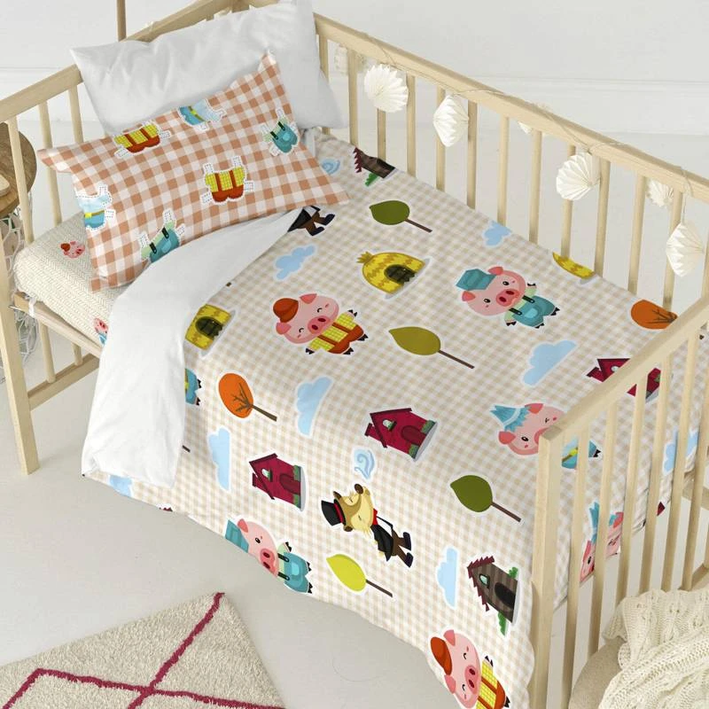 Piggys Vichy Set Housse Couette 115x145 2 Piggys Vichy Set Housse Couette 115x145 – Image 2
