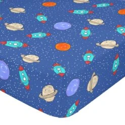 Space Rocket Drap-housse