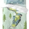 Train Set Housse Couette Berceau 100x120