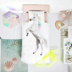 Snurk Parure De Lit Licorne - 1 Personne -Literie Magasin 71459b460be84abf8c3b697a5b352f37