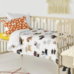 Dogs Set Housse Couette Berceau 100x135 -Literie Magasin 750c7c1aa64748f4b6d345c1101991b6