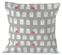 Cat & Mouse Taie D'oreiller