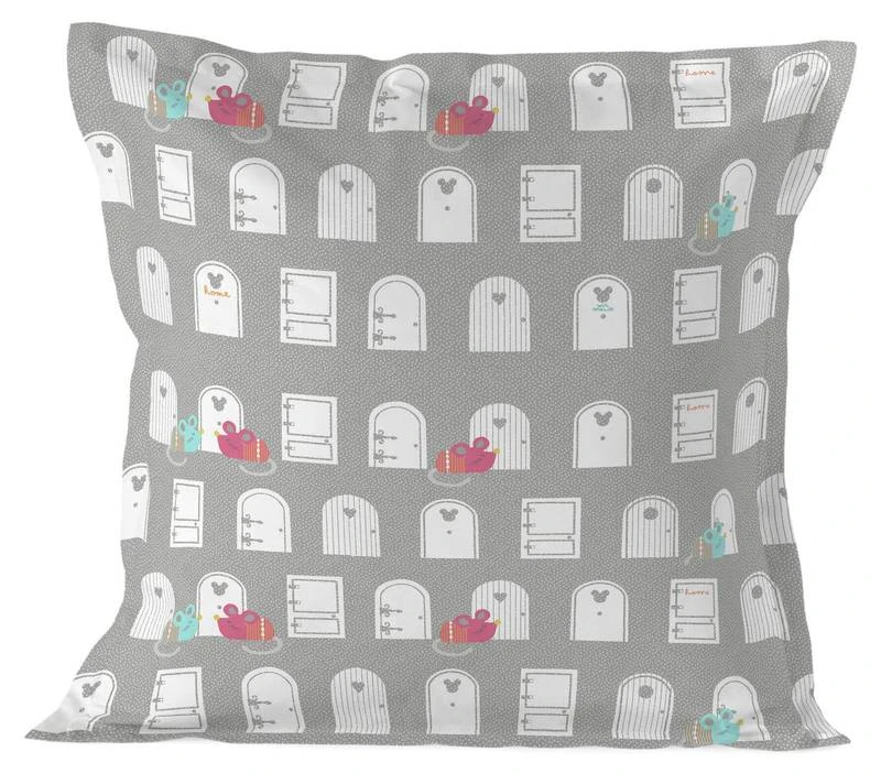 Cat & Mouse Taie D'oreiller