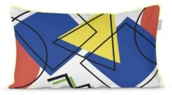 Memphis Housse Coussin Décoratif 50x30