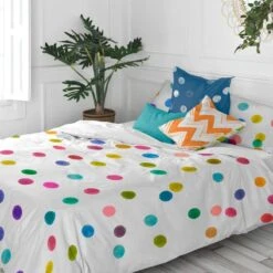 Confetti Housse De Couette 200x200 Cm -Literie Magasin 9cedfd9f7b354c8ca5ef22a64784feae