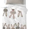 Rabbit Family Set Housse Couette 100x120