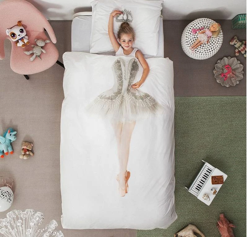 Snurk Parure De Lit Ballerine - 1 Personne 2 Snurk Parure De Lit Ballerine - 1 Personne – Image 2