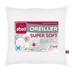 ABEIL Oreiller Moelleux SUPERSOFT 60x60cm