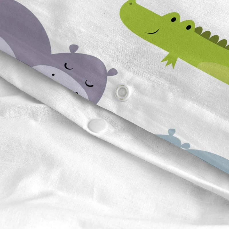 Hippo Parure Housse Couette 135/140x200 5 Hippo Parure Housse Couette 135/140x200 – Image 5