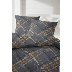 Parure De Lit Maspalomas -Literie Magasin bettwaesche maspalomas baumwollstoff basalt 135 x 200 cm kissen 80 x 80 cm 4651940