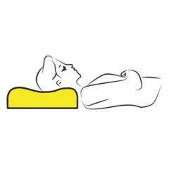 BLEU CALIN Oreiller MEMOFILL Ergonomique 50x70cm -Literie Magasin bleu calin oreiller memofill ergonomique 50x70cm 3153633396365 513494