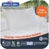 BLEU CALIN Oreiller VOLUMINEUX 100% Coton - 45 X 70 Cm