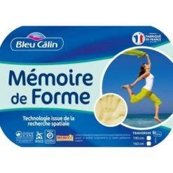 BLEU CALIN Traversin Plat A Mémoire De Forme Mémofill 40x140 Cm Blanc -Literie Magasin bleu calin traversin plat a memoire de forme memofill 40x140 cm blanc 3153633414526 513465