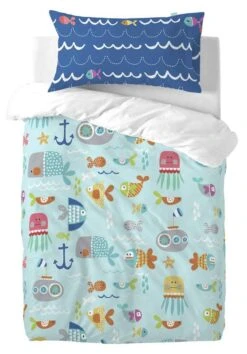 Sea Life Set Housse Couette 100x135