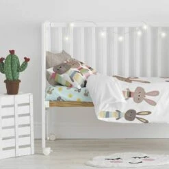 Rabbit Family Drap-housse 9 Rabbit Family Drap-housse -Literie Magasin c30a924331b9434fabbf8c625114996f