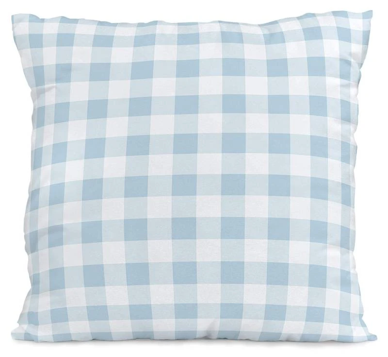 Basic Vichy Parure Housse Couette 140x200 Bleu 4 Basic Vichy Parure Housse Couette 140x200 Bleu – Image 4