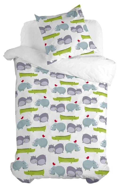 Hippo Parure Housse Couette 135/140x200 1 Hippo Parure Housse Couette 135/140x200