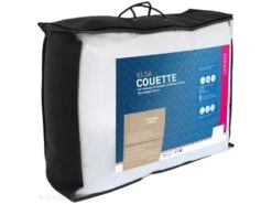 Couette 140x200 Cm 4 Saisons ELSA Garnissage Fibre Polyester 200+300 = 500 G/m2 -Literie Magasin couette 10673533