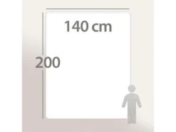 Couette 140x200 Cm 4 Saisons ELSA Garnissage Fibre Polyester 200+300 = 500 G/m2 -Literie Magasin couette 10673537