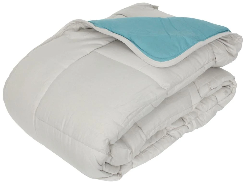 Couette Hiver 140x200 Cm COCOON BICOLORE Lac/Galet Garnissage Fibre Polyester 400 G/m2 1 Couette Hiver 140x200 Cm COCOON BICOLORE Lac/Galet Garnissage Fibre Polyester 400 G/m2
