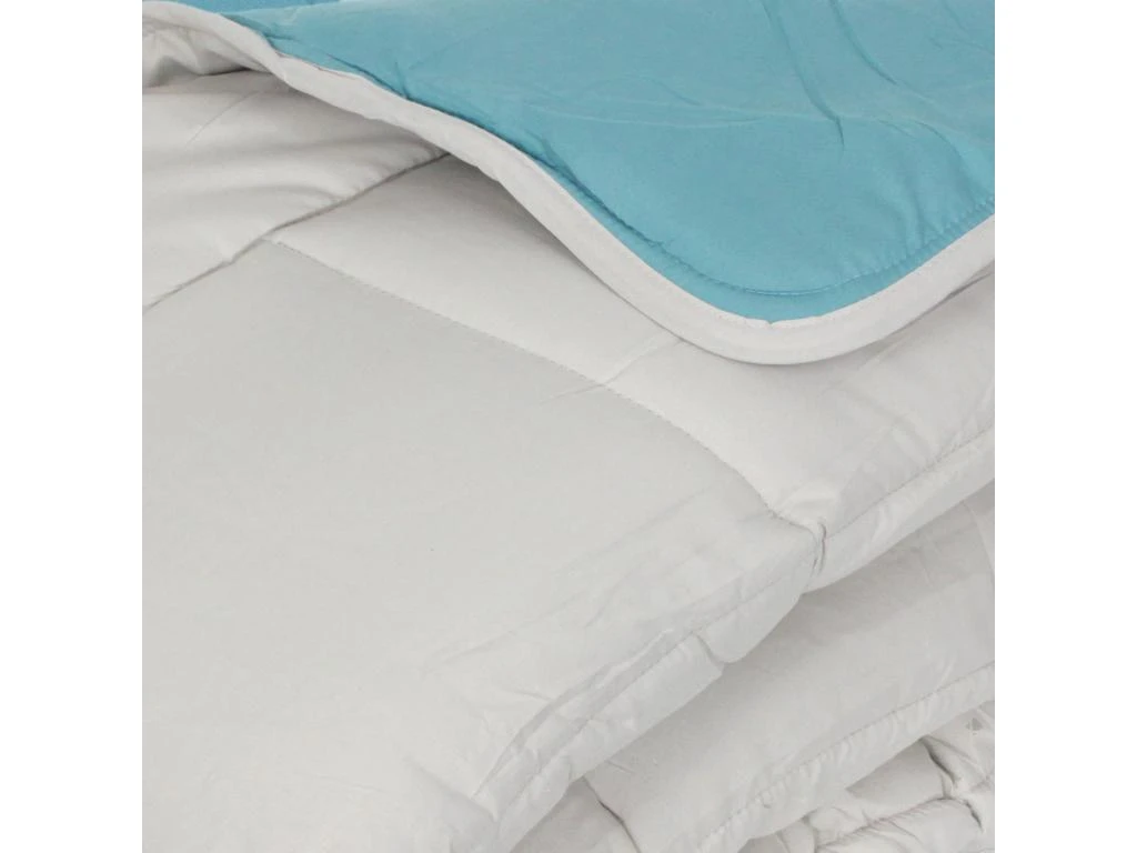 Couette Hiver 140x200 Cm COCOON BICOLORE Lac/Galet Garnissage Fibre Polyester 400 G/m2 3 Couette Hiver 140x200 Cm COCOON BICOLORE Lac/Galet Garnissage Fibre Polyester 400 G/m2 – Image 3