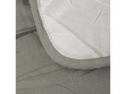 Couette Hiver 260x240 Cm COCOON BICOLORE Taupe/Lin Garnissage Fibre Polyester 400 G/m2 -Literie Magasin couette 10884243