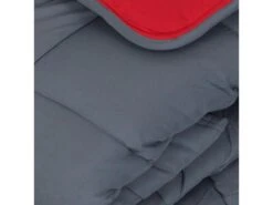Couette Hiver 260x240 Cm COCOON BICOLORE Gris/Rouge Garnissage Fibre Polyester 400 G/m2 11 Couette Hiver 260x240 Cm COCOON BICOLORE Gris/Rouge Garnissage Fibre Polyester 400 G/m2 -Literie Magasin couette 10884259