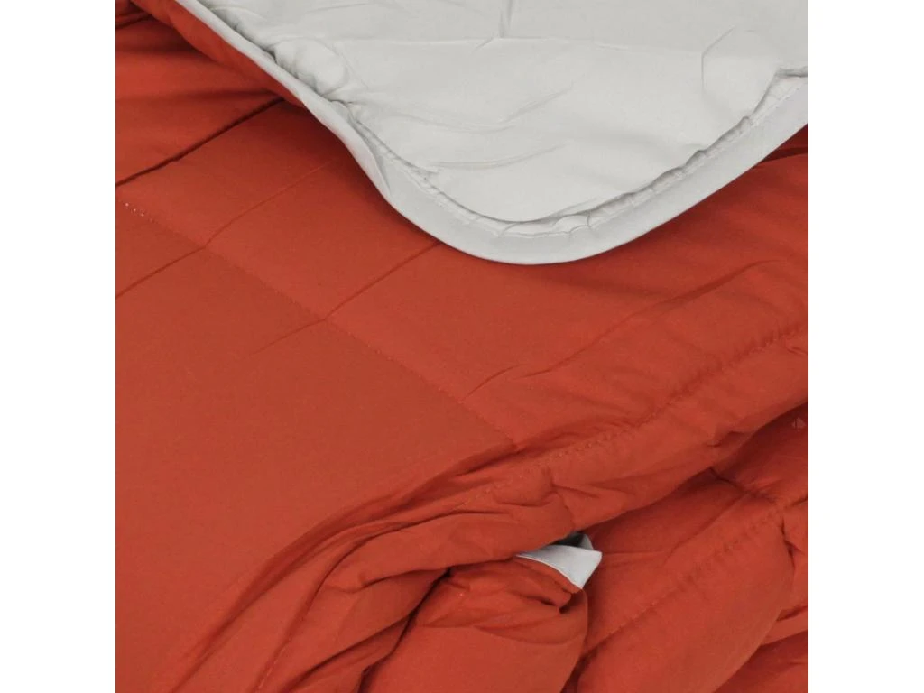 Couette été 140x200 Cm COCOON BICOLORE Gingembre/Galet Garnissage Fibre Polyester 200 G/m2 3 Couette été 140x200 Cm COCOON BICOLORE Gingembre/Galet Garnissage Fibre Polyester 200 G/m2 – Image 3