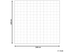 Couette En Polyester Et Coton 4 Saisons 220 X 240 Cm JANNU -Literie Magasin couette 11378741