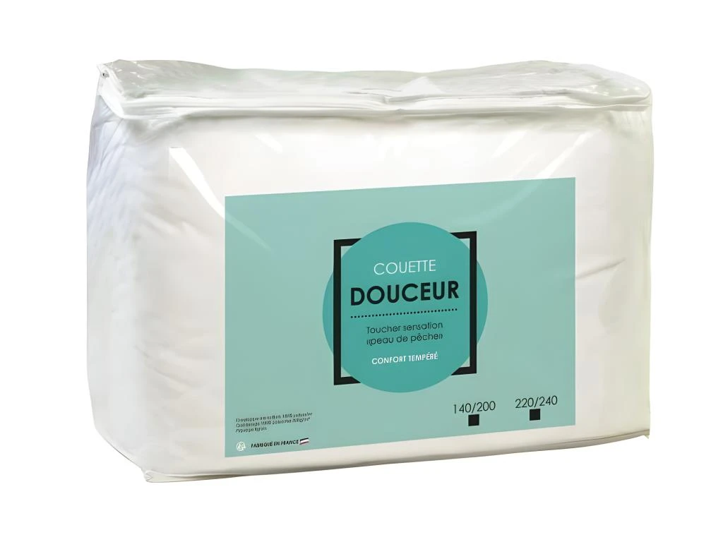 Couette Temperee Microfibre 140x200cm 1 Couette Temperee Microfibre 140x200cm