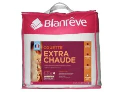 BLANREVE Couette En Microfibre Extra Chaude - 240 X 260 Cm - Blanc