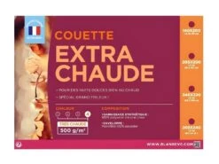 BLANREVE Couette Extra Chaude En Microfibre - 220 X 240 Cm - Blanc -Literie Magasin couette 11594403