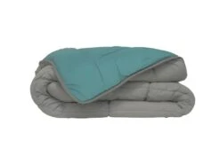 HUDSON Couette Legere Microfibre 200g/m2 140x200cm Galet + Lac