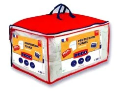 Pack Protection : Couette 140x200 Cm + Taie D'oreiller + 1 Protege Oreiller - Fabriqué En France