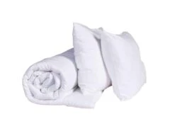 Pack Couette Mi-saison Et Oreiller Anti-punaises Et Anti-insectes Moelleux Enveloppe Microfibre 140x200