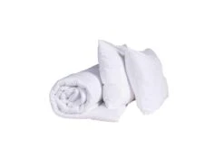 Pack Couette Mi-saison Et Oreiller Anti-punaises Et Anti-insectes Moelleux Enveloppe Microfibre 260x240