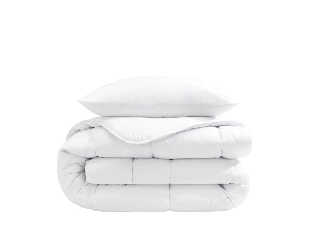 Pack Couette Mi-saison 350g Et Oreiller éco Naturel Moelleux Enveloppe Coton Bio Someo 140x200 2 Pack Couette Mi-saison 350g Et Oreiller éco Naturel Moelleux Enveloppe Coton Bio Someo 140x200 – Image 2