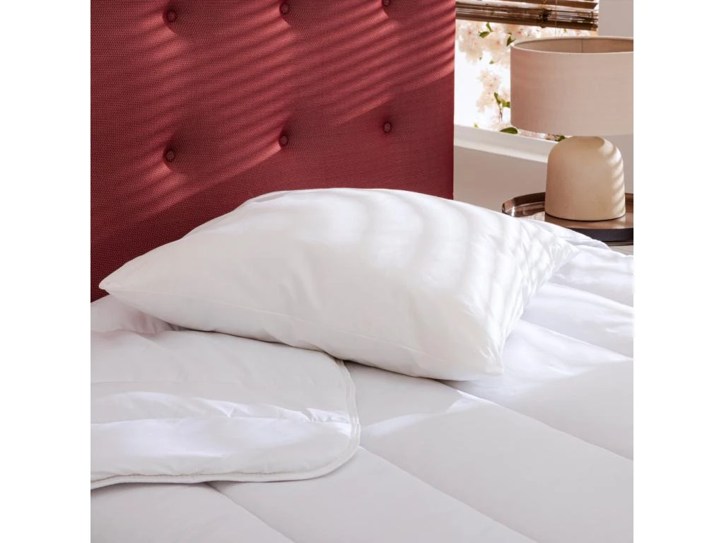 Pack Couette Mi-saison 350g Et Oreiller éco Naturel Moelleux Enveloppe Coton Bio Someo 140x200 6 Pack Couette Mi-saison 350g Et Oreiller éco Naturel Moelleux Enveloppe Coton Bio Someo 140x200 – Image 6