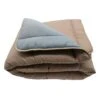 Couette Bicolore Chaude 350g Beige - Gris Clair 140x200