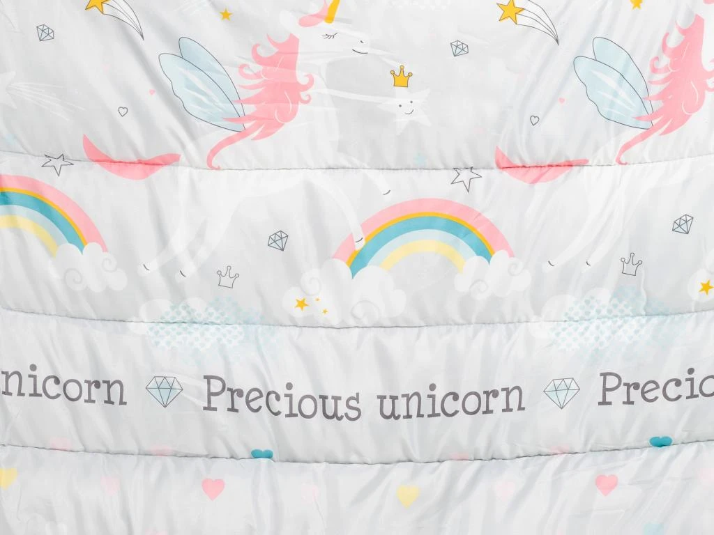 Couette Imprimée Enfant En Microfibre - 140 X 200 Cm - 350 Gr/m² - Motif Licorne - BERTO 3 Couette Imprimée Enfant En Microfibre - 140 X 200 Cm - 350 Gr/m² - Motif Licorne - BERTO – Image 3
