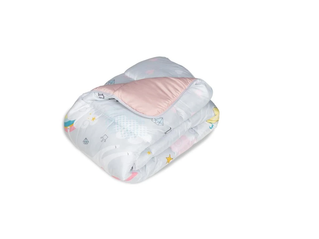 Couette Imprimée Enfant En Microfibre - 140 X 200 Cm - 350 Gr/m² - Motif Licorne - BERTO 2 Couette Imprimée Enfant En Microfibre - 140 X 200 Cm - 350 Gr/m² - Motif Licorne - BERTO – Image 2
