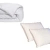 Pack Couette Sensation Duvet En Percale De Coton 240x260 Cm + 2 Oreillers 65x65 Cm - AUXENCE