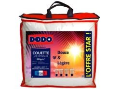 Couette Légère 100% Polyester Fibre Recyclée Circul’air® Dodo - 140 X 200 Cm Pour Lit 1 Place