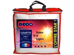 Couette Légère 100% Polyester Fibre Recyclée Circul’air® Dodo - 220 X 240 Cm Pour Lit 2 Places