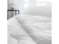 Couette Tempérée 260x240 Cm CARESSE Garnissage Polyester 375 G/m2 -Literie Magasin couette 8896741